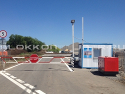 Контрольно-пропускной пункт (КПП) для строй объекта Аэропорт Южный в Левокумском